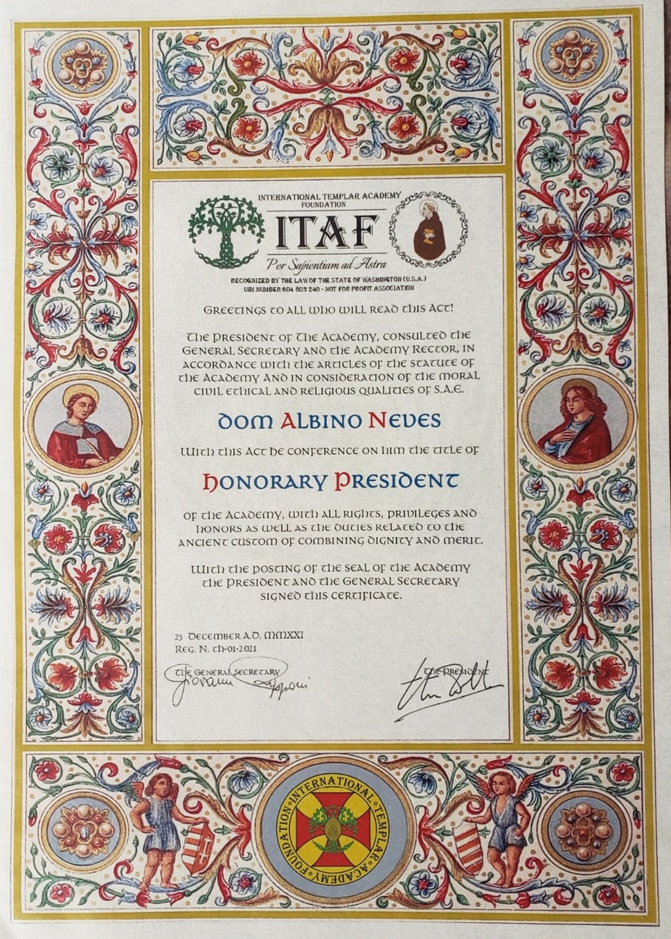 Documento: Honorary President